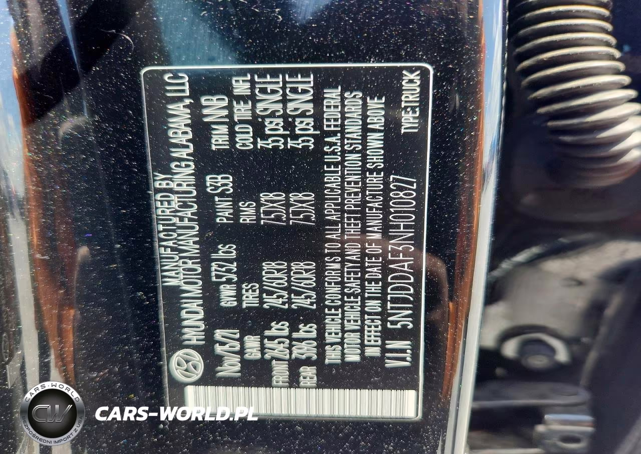 2022 Hyundai Santa Cruz Sel Premium VIN:5NTJDDAF3NH010827 - 12