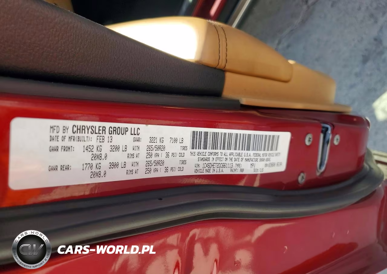 2013 Dodge Durango Citadel VIN:1C4SDHET2DC661113 - 13