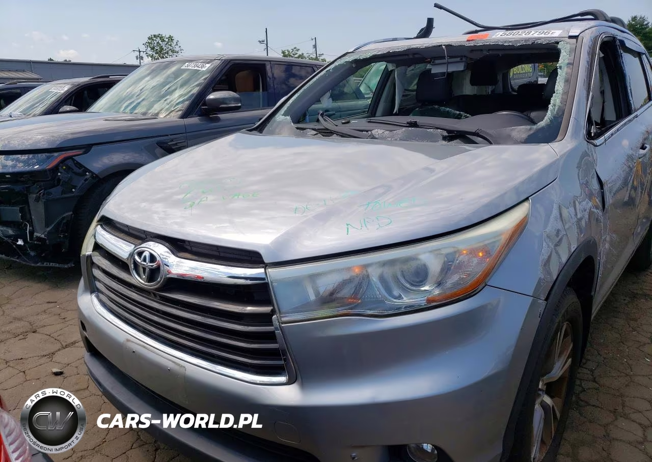 2015 Toyota Highlander Xle VIN:5TDJKRFHXFS102637 - 5