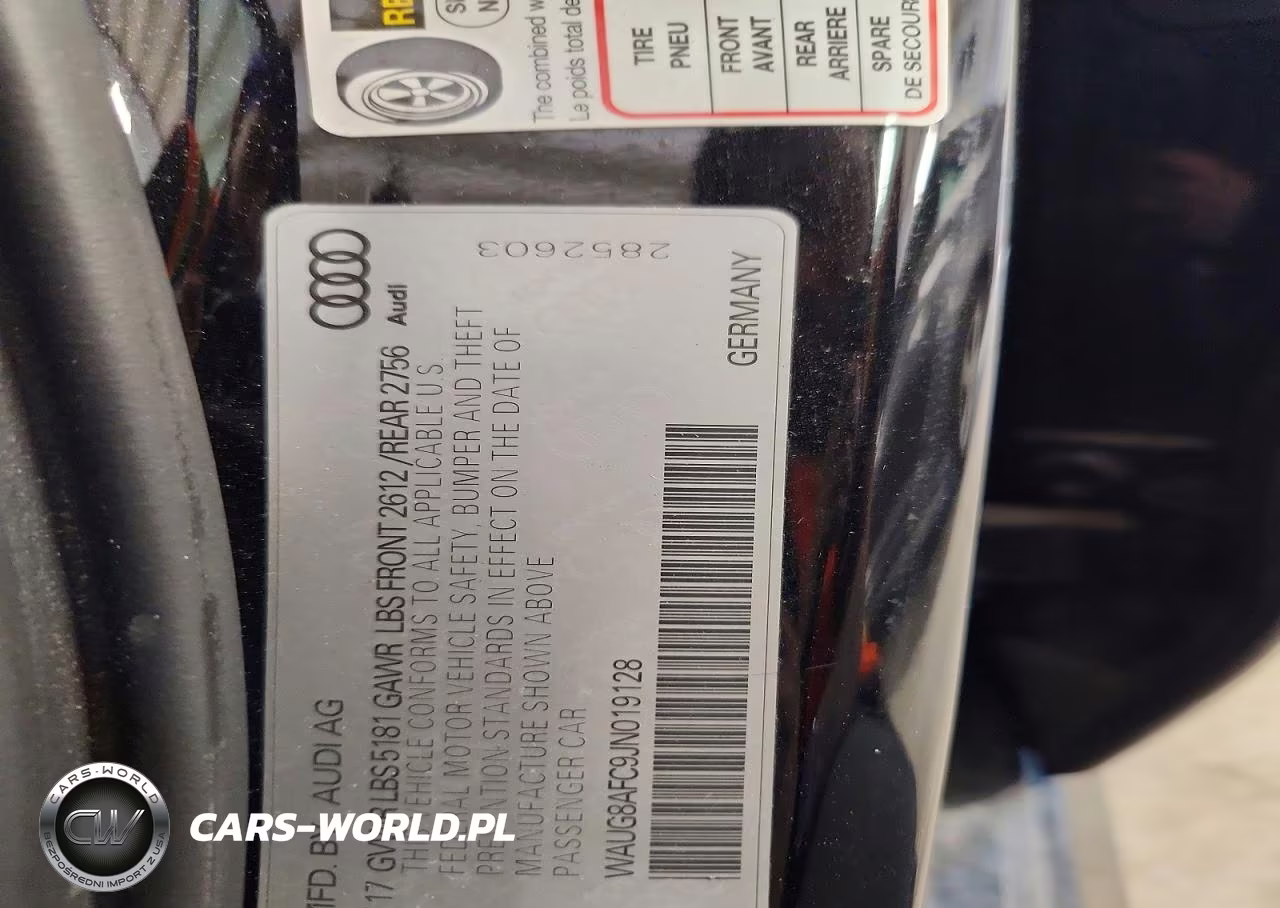 2018 Audi A6 Premium Plus VIN:WAUG8AFC9JN019128 - 13