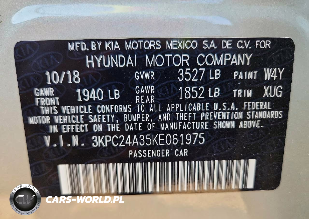 2019 Hyundai Accent Se VIN:3KPC24A35KE061975 - 12