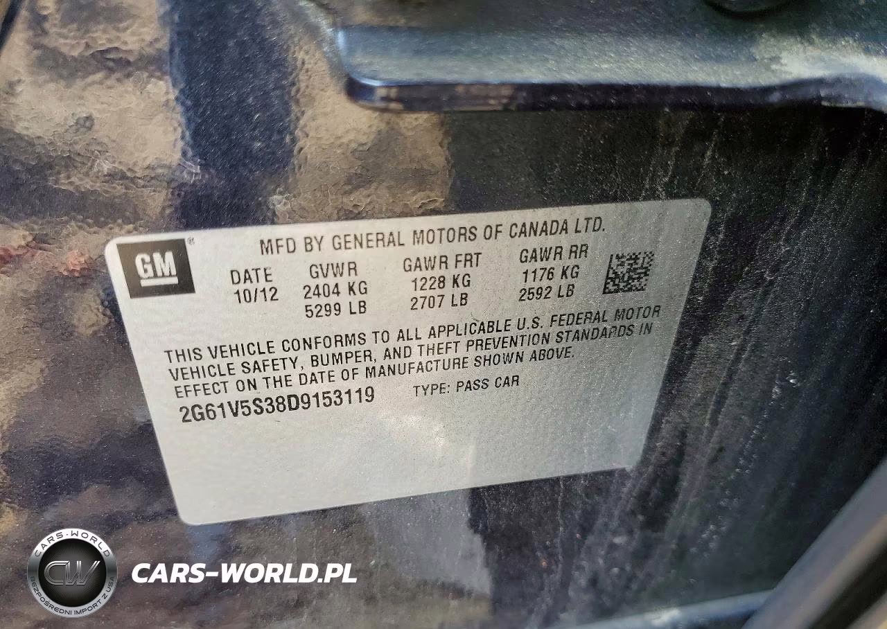 2013 Cadillac Xts Platinum VIN:2G61V5S38D9153119 - 12