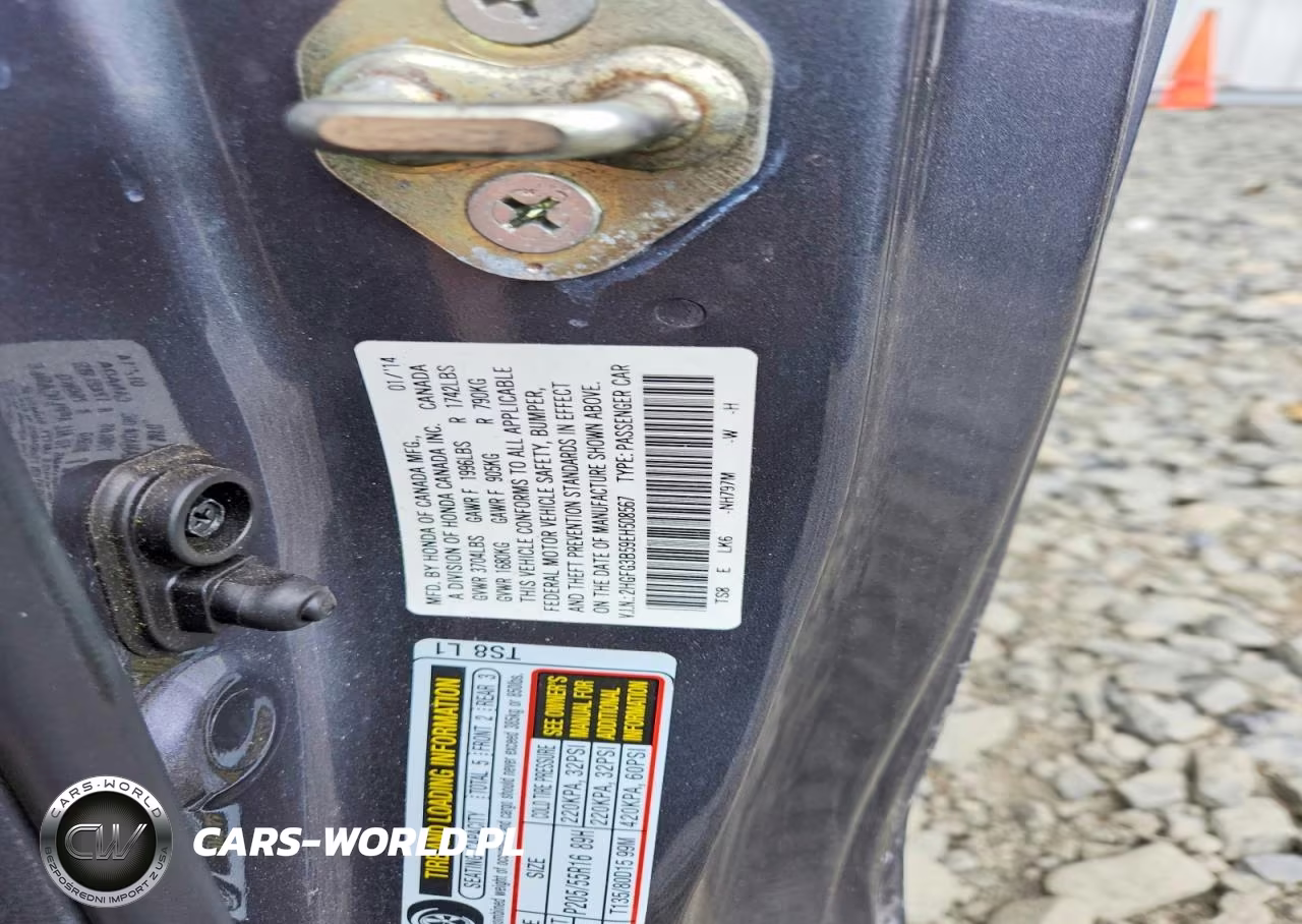 2025 Honda Civc VIN:2HGFG3B59EH508567 - 12