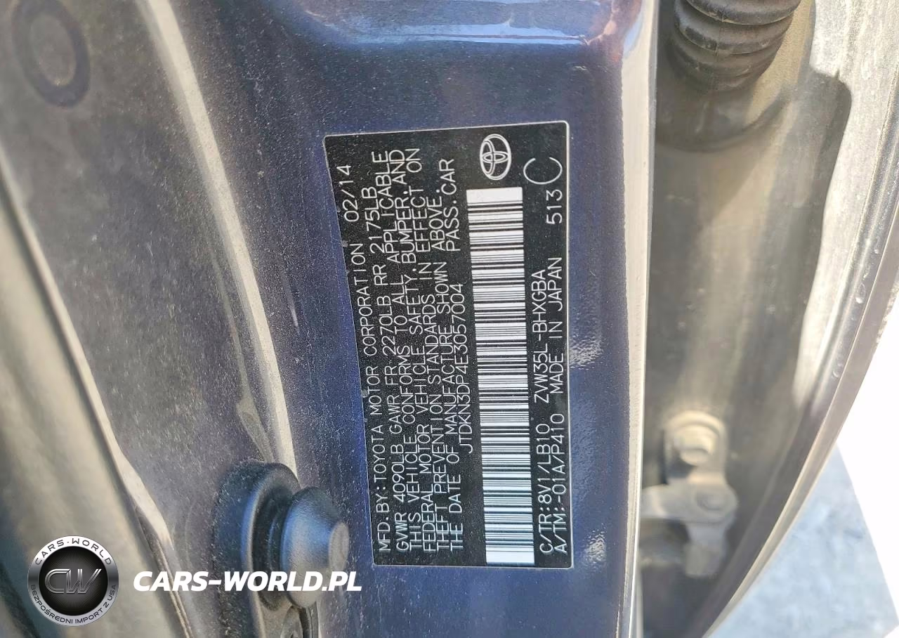 2014 Toyota Prius Plug-In Hybrid Advanced VIN:JTDKN3DP4E3057004 - 12