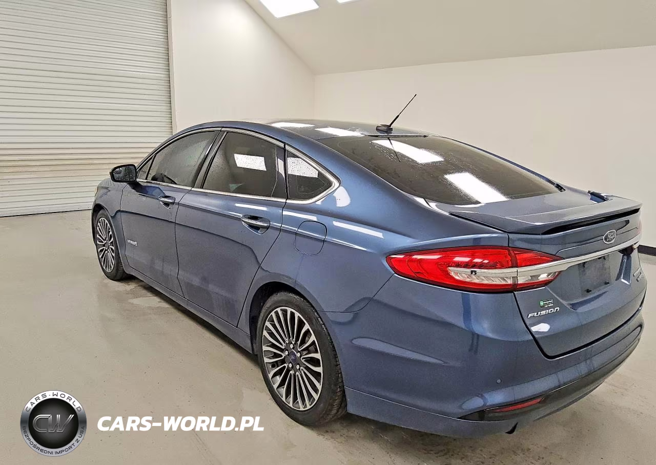 2018 Ford Fusion Titanium-Platinum Hev VIN:3FA6P0RU3JR234443 - 2