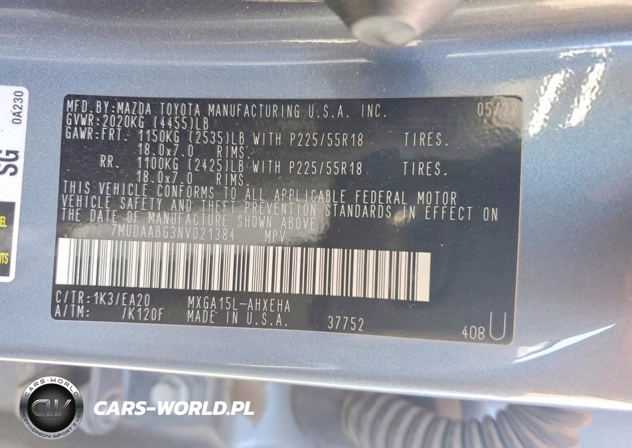 2022 Toyota Corolla Cross Xle VIN:7MUDAABG3NV021384 - 13