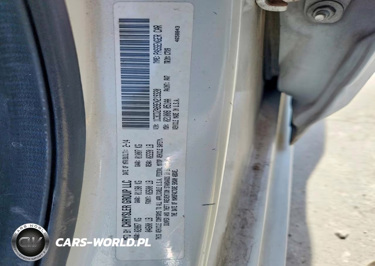 2014 Dodge Avenger Se VIN:1C3CDZAB9EN219320 - 12