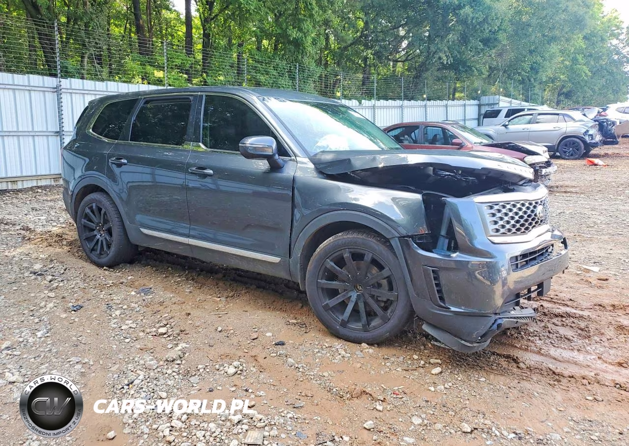 2021 Kia Telluride Lx VIN:5XYP24HC8MG099228 - 4