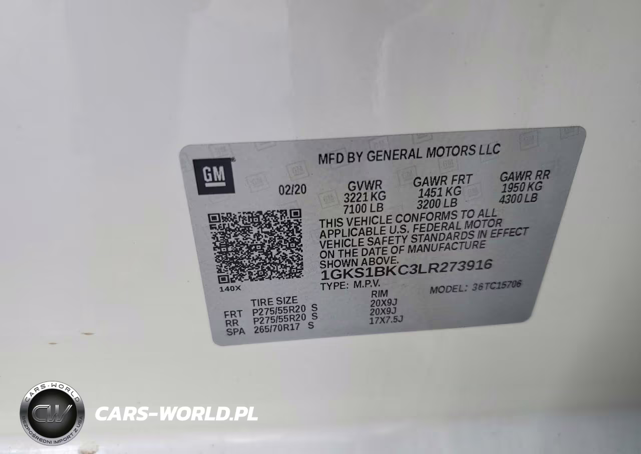 2020 GMC Yukon Slt VIN:1GKS1BKC3LR273916 - 12