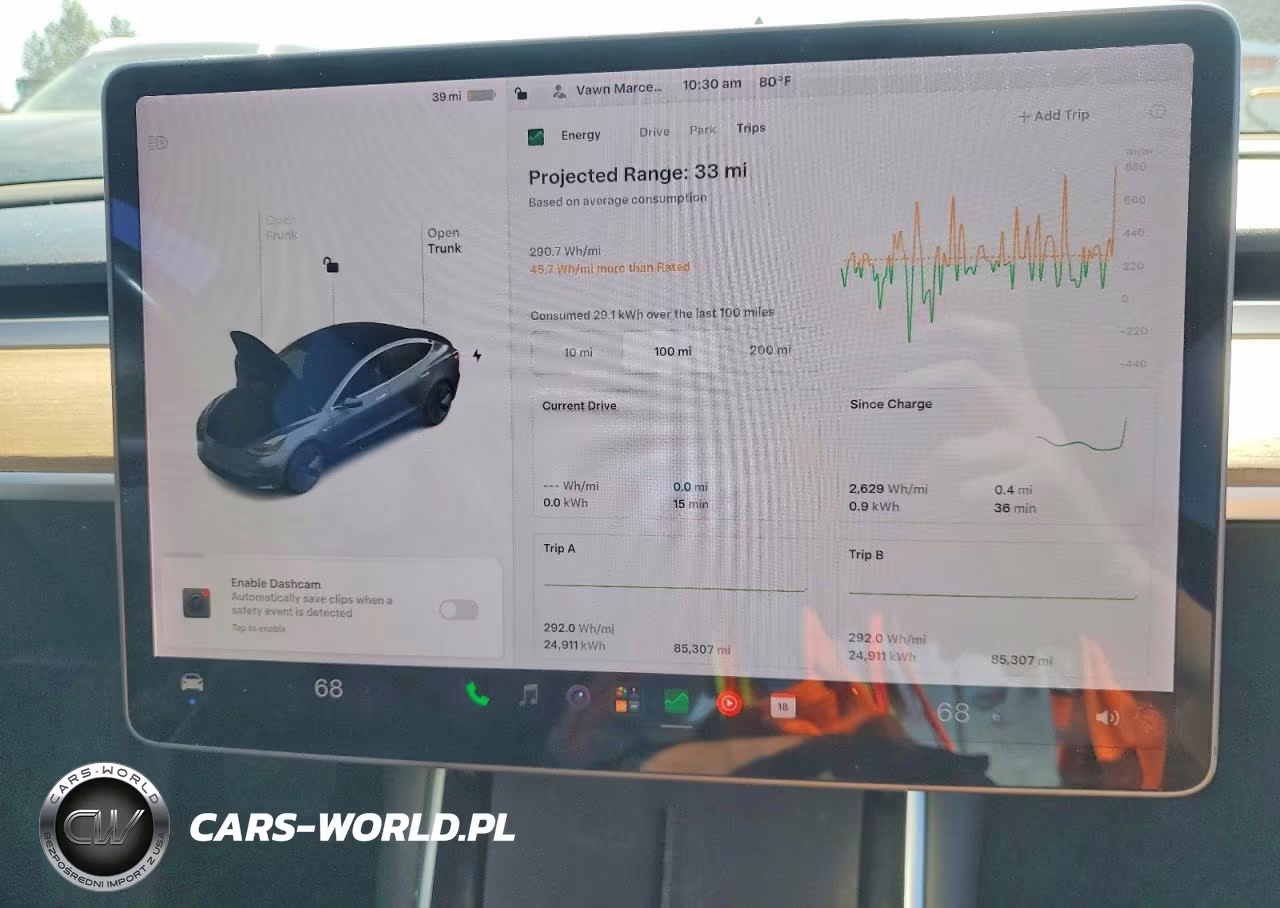 2019 Tesla Model 3 VIN:5YJ3E1EB3KF210482 - 9