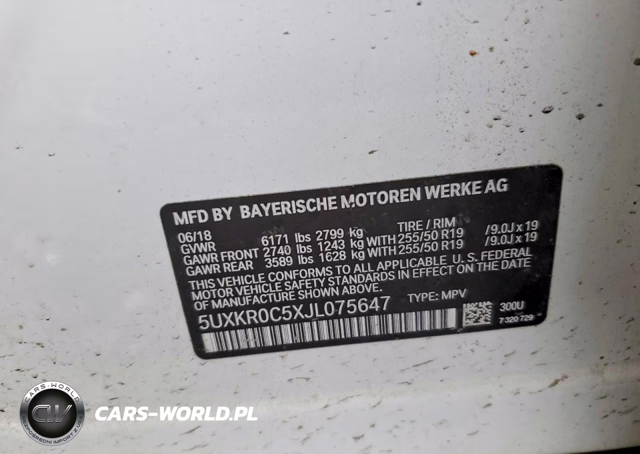 2018 BMW X5 xDrive35I VIN:5UXKR0C5XJL075647 - 13