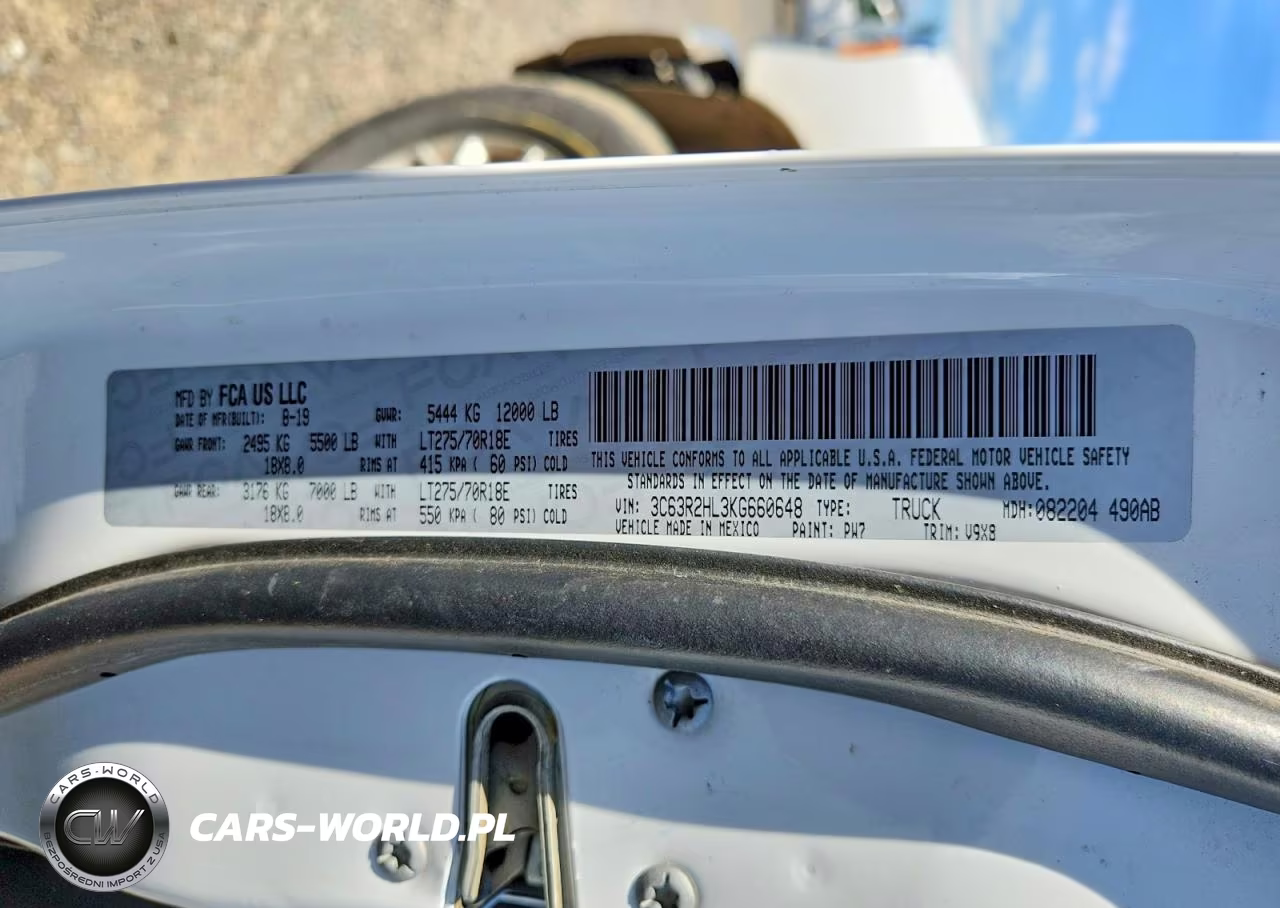 2019 Ram 3500 Big Horn VIN:3C63R2HL3KG660648 - 12