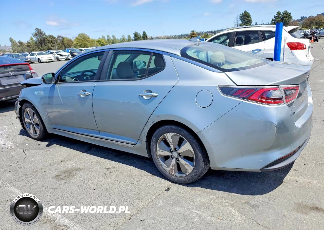 2015 Kia Optima Hybrid VIN:KNAGN4AD6F5082009 - 2