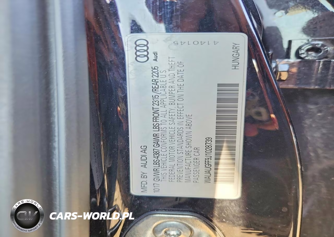 2018 Audi A3 Premium VIN:WAUAUGFF9J1028739 - 12