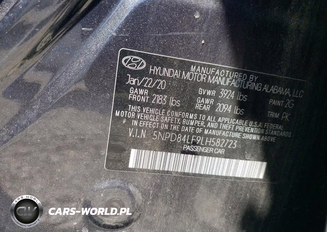 2020 Hyundai Elantra Sel VIN:5NPD84LF9LH582723 - 12