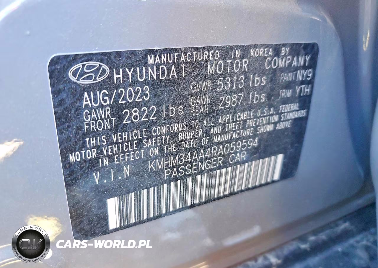 2024 Hyundai Ioniq 6 Sel VIN:KMHM34AA4RA059594 - 12
