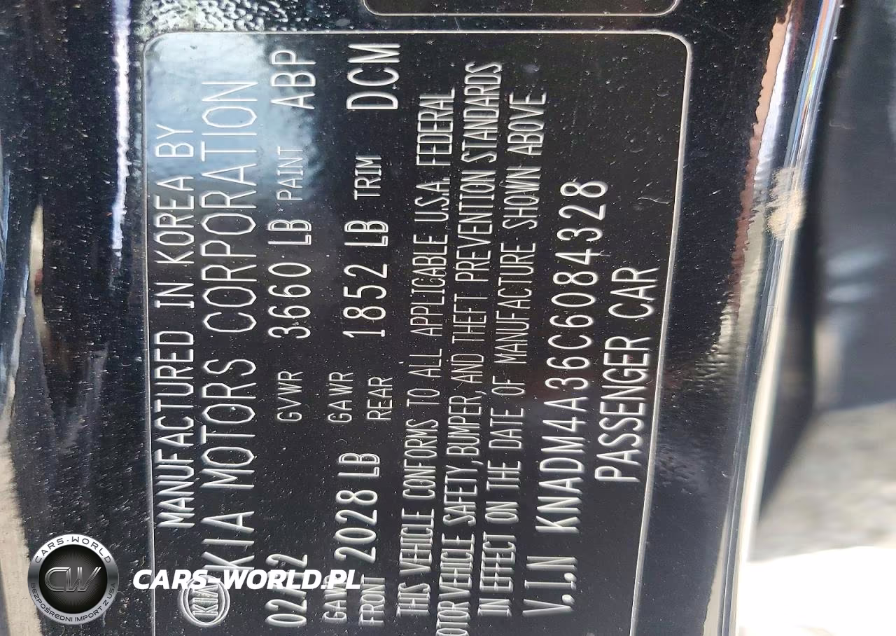 2012 Kia Rio Lx VIN:KNADM4A36C6084328 - 13