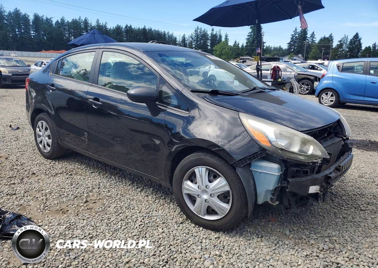 2012 Kia Rio Lx VIN:KNADM4A36C6084328 - 4