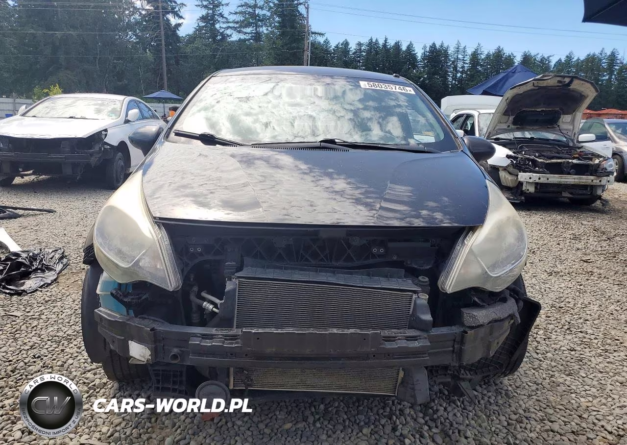 2012 Kia Rio Lx VIN:KNADM4A36C6084328 - 5