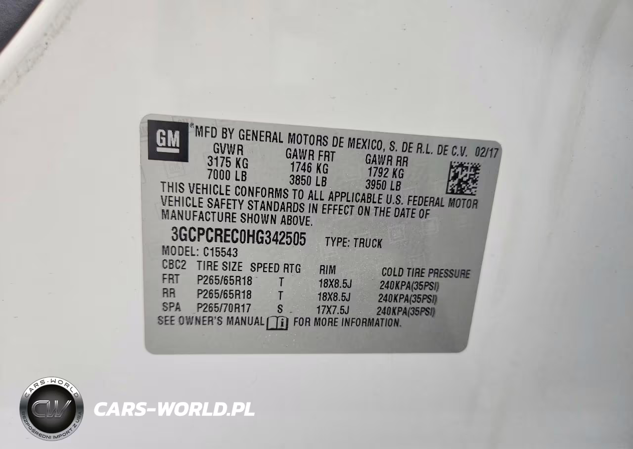 2017 Chevrolet Silverado Lt VIN:3GCPCREC0HG342505 - 12