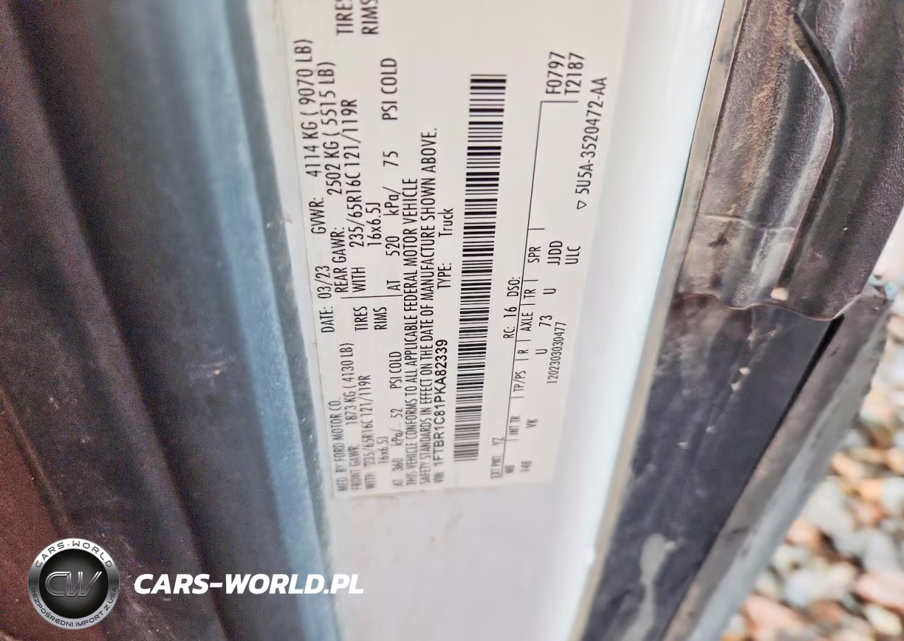 2023 Ford Transit 250 Delivery Van VIN:1FTBR1C81PKA82339 - 13