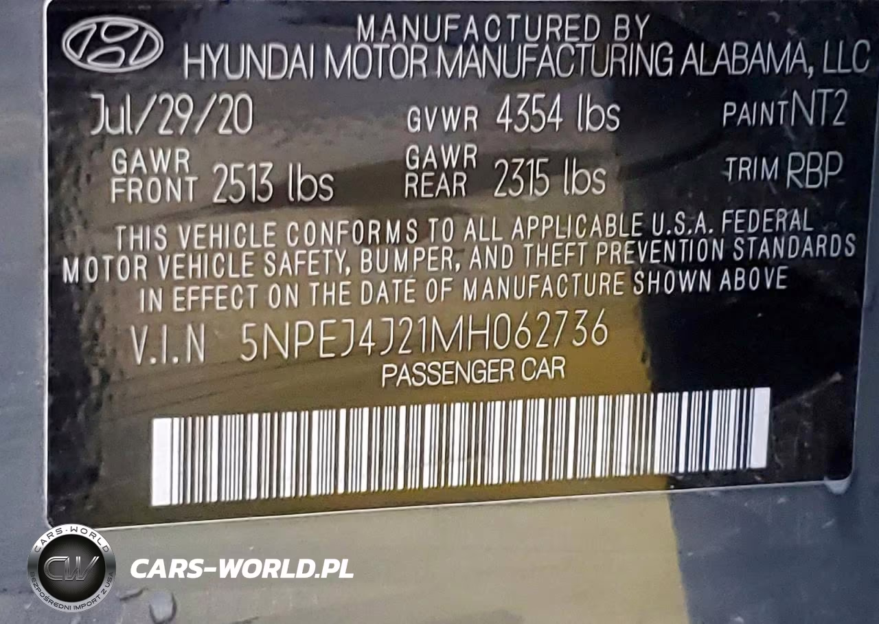2021 Hyundai Sonata Sel Plus VIN:5NPEJ4J21MH062736 - 12