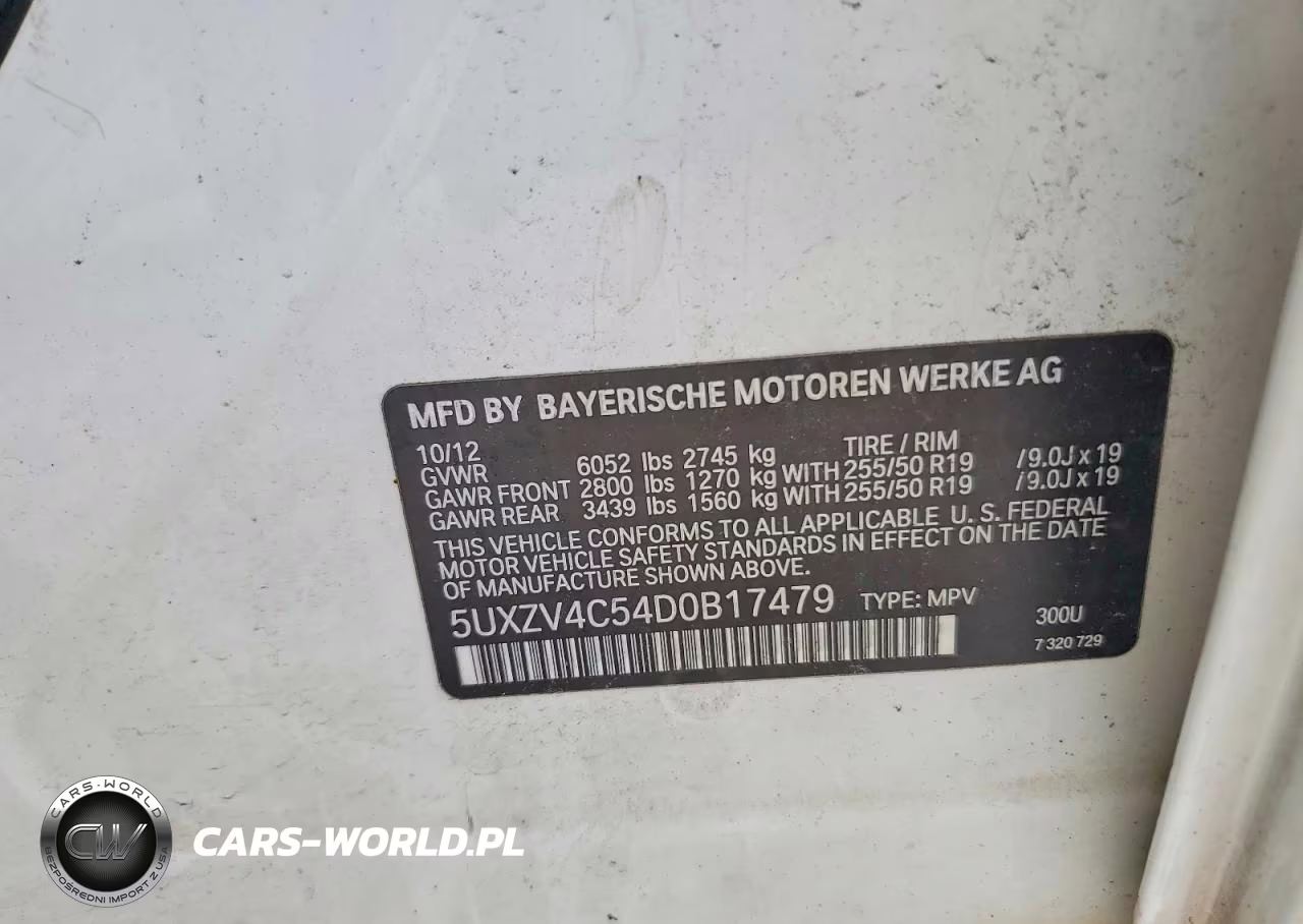 2013 BMW X5 xDrive35I VIN:5UXZV4C54D0B17479 - 13