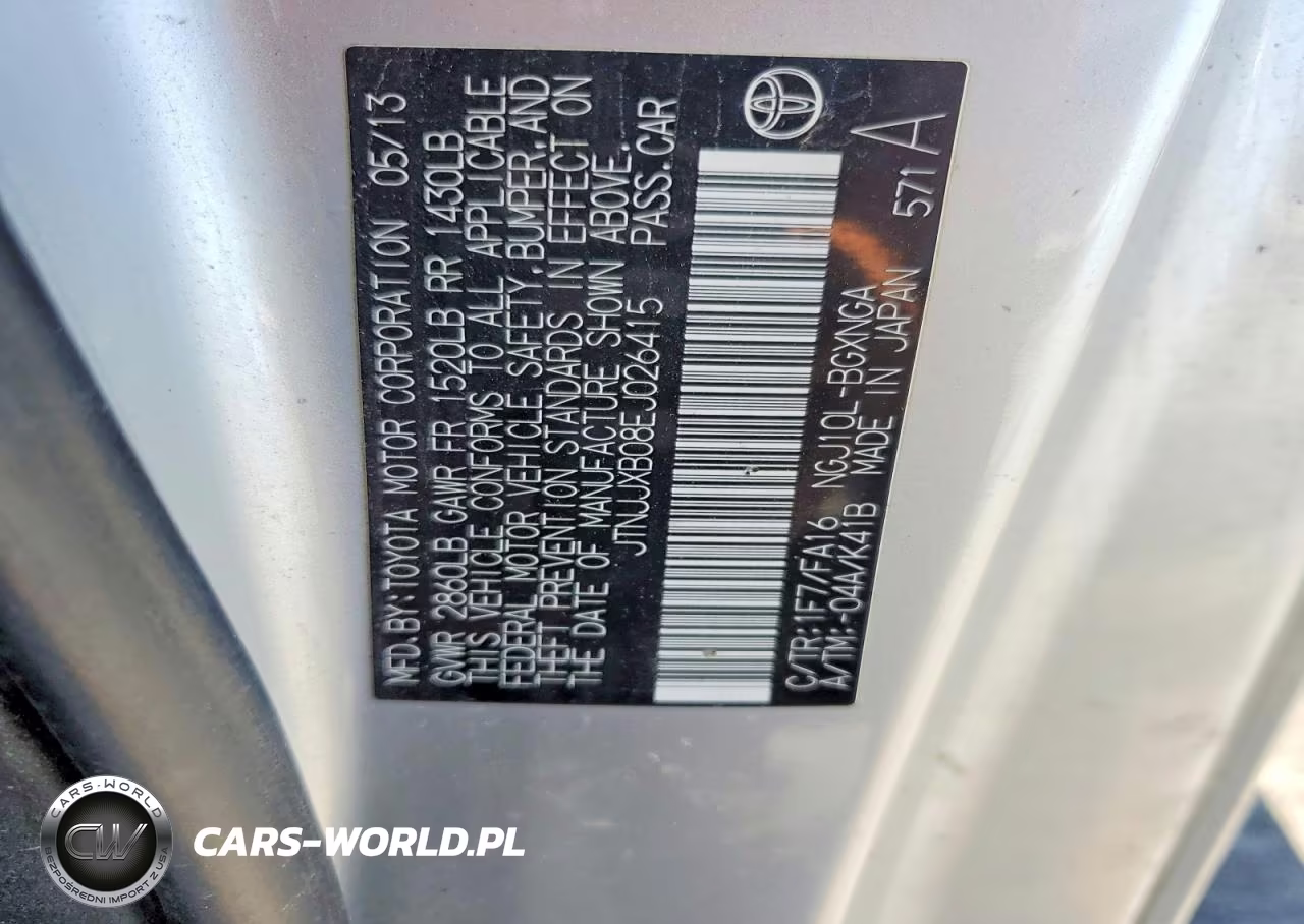 2014 Scion Iq Base VIN:JTNJJXB08EJ026415 - 12