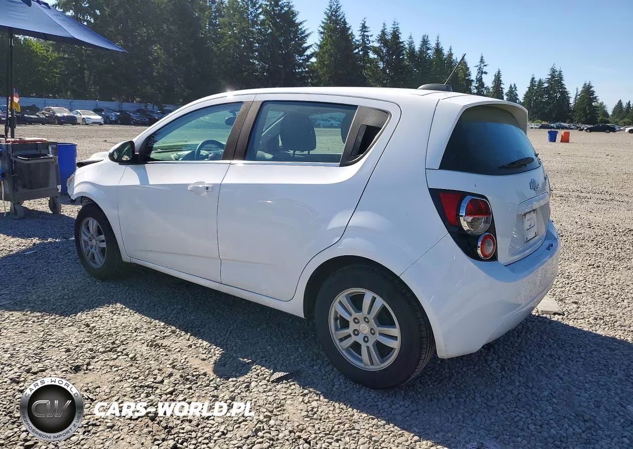 2015 Chevrolet Sonic Lt VIN:1G1JC6SH8F4191615 - 2