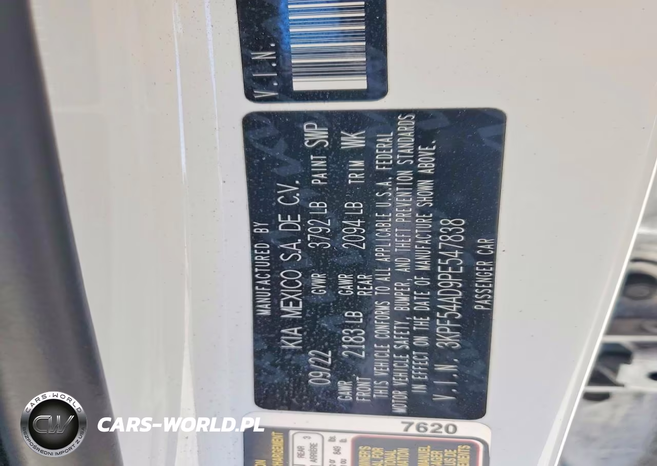 2023 Kia Forte Gt Line VIN:3KPF54AD9PE547838 - 12