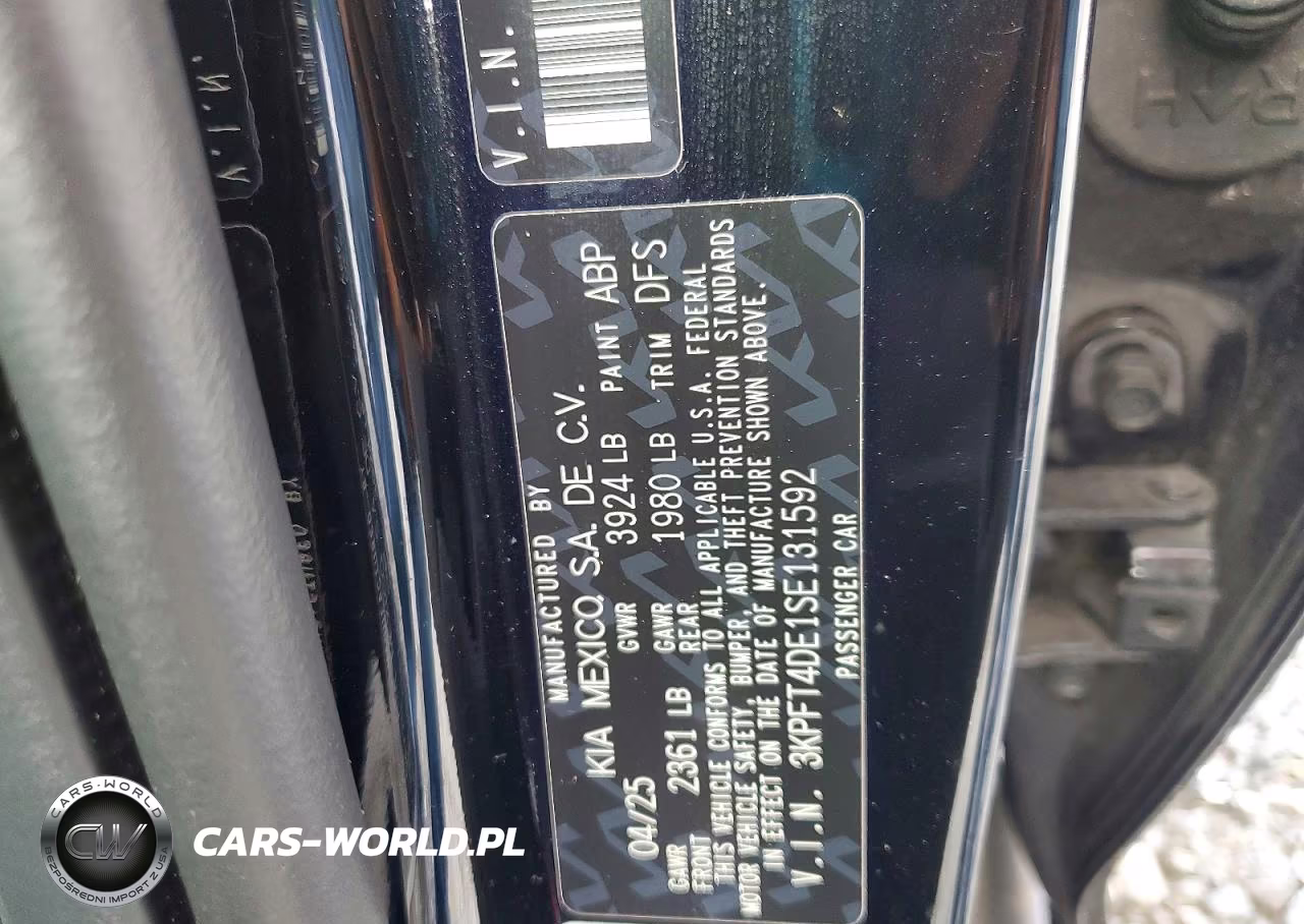 2025 Kia K4 Lxs VIN:3KPFT4DE1SE131592 - 12