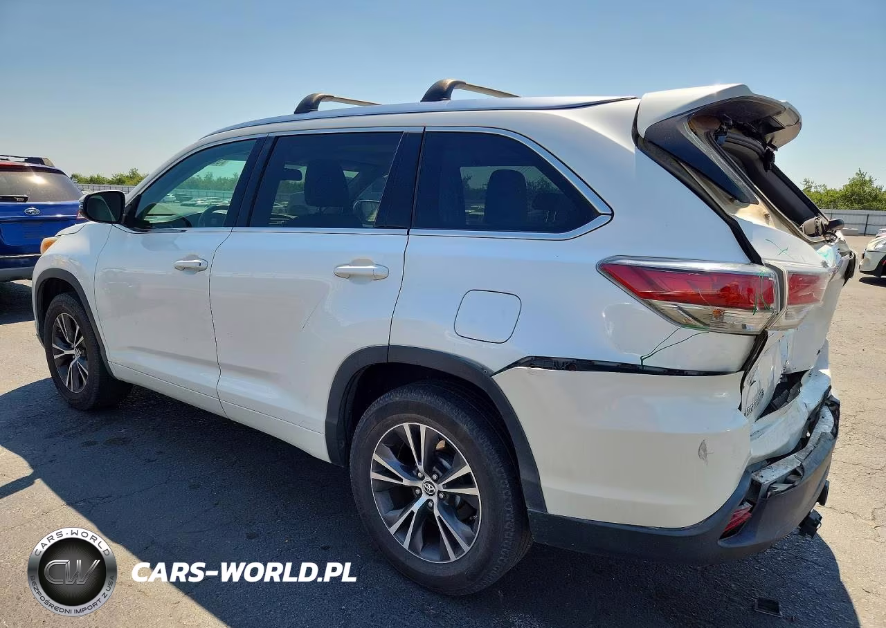 2016 Toyota Highlander Xle VIN:5TDKKRFH6GS126049 - 2