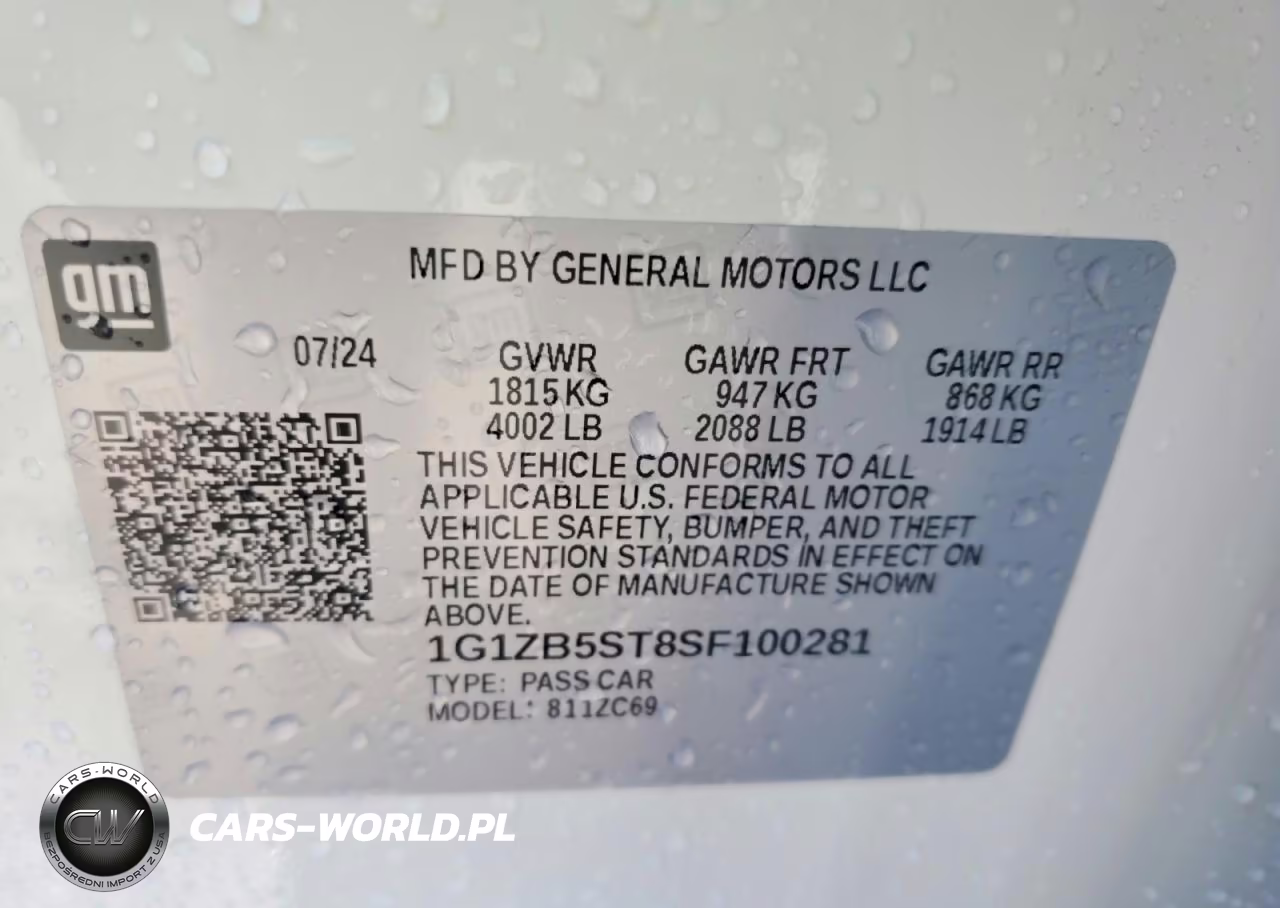 2025 Chevrolet Malibu Ls VIN:1G1ZB5ST8SF100281 - 12