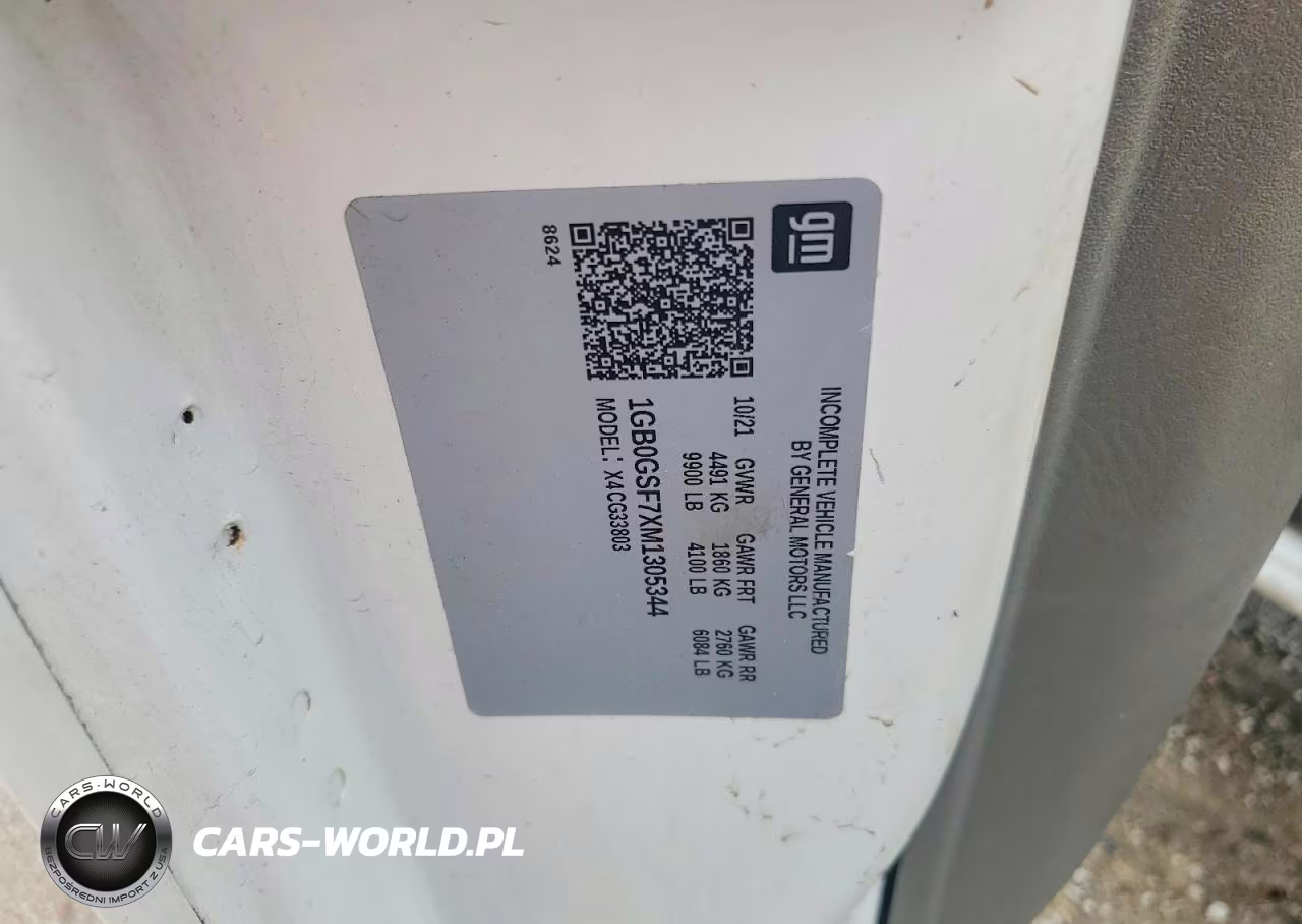 2021 Chevrolet Express Box Truck VIN:1GB0GSF7XM1305344 - 12