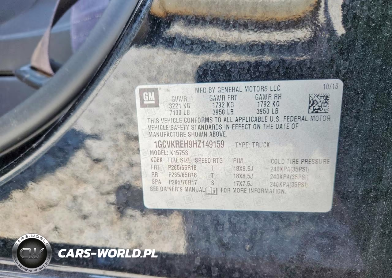 2017 Chevrolet Silverado K1500 Lt VIN:1GCVKREH9HZ149159 - 12