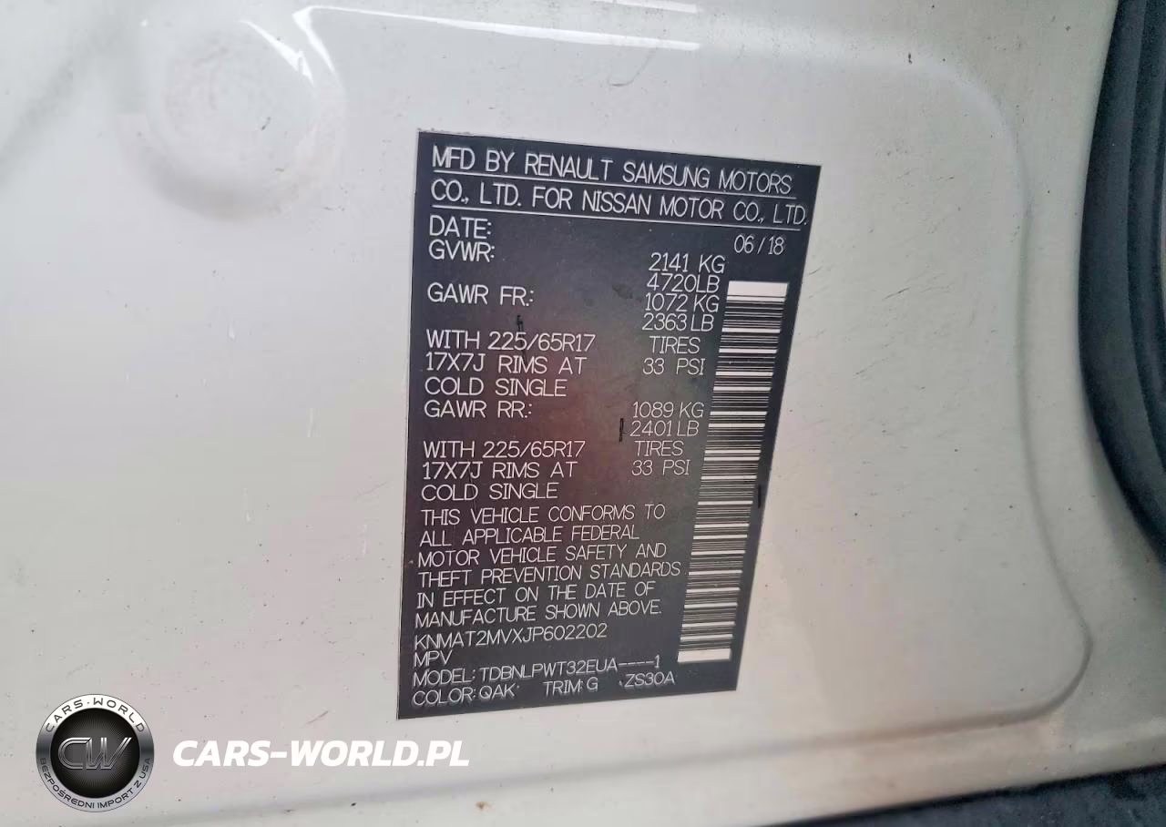 2018 Nissan Rogue S VIN:KNMAT2MVXJP602202 - 13