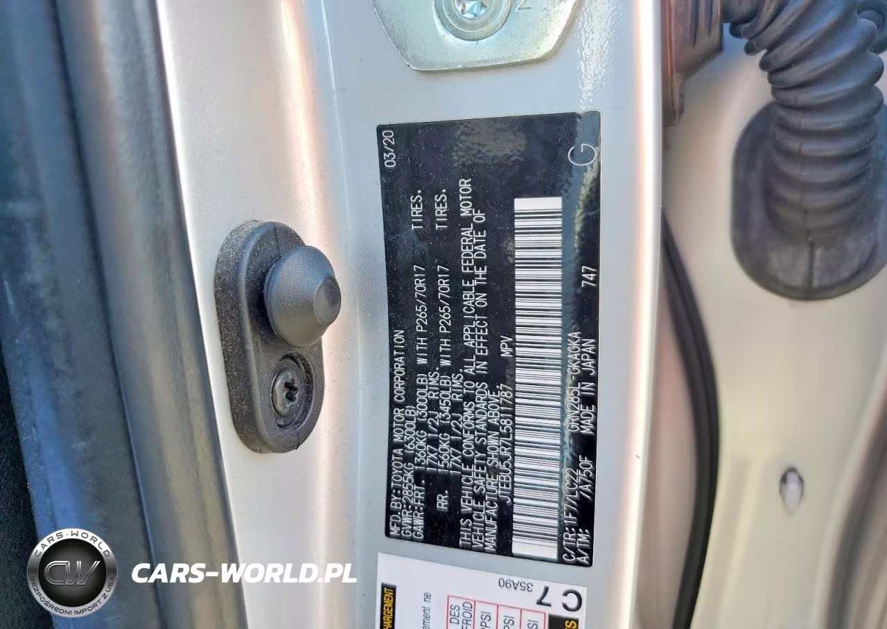 2020 Toyota 4Runner Trd Off-Road Premium VIN:JTEBU5JR7L5811787 - 14