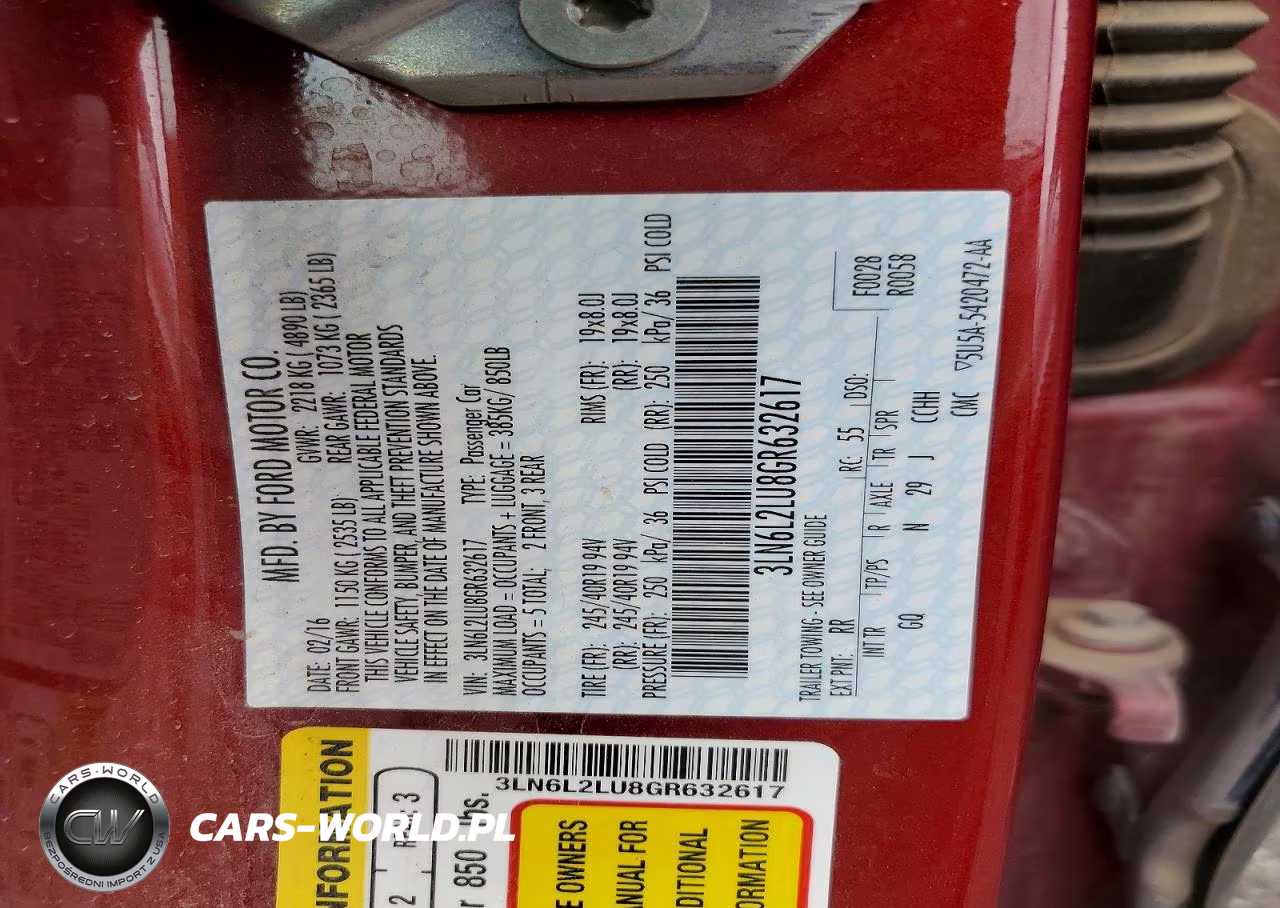 2016 Lincoln Mkz Hybrid VIN:3LN6L2LU8GR632617 - 13