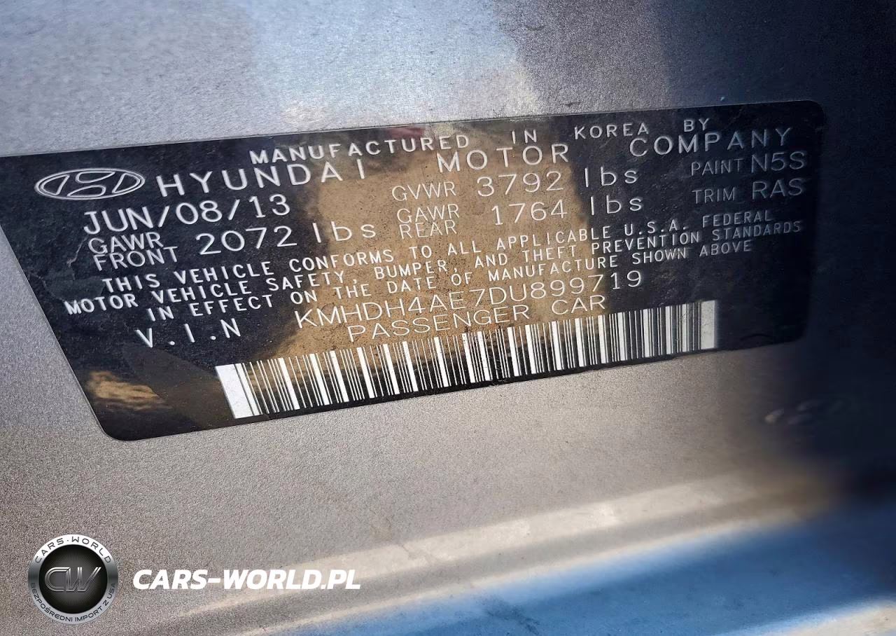 2013 Hyundai Elantra Coupe Gs Aut VIN:KMHDH4AE7DU899719 - 13
