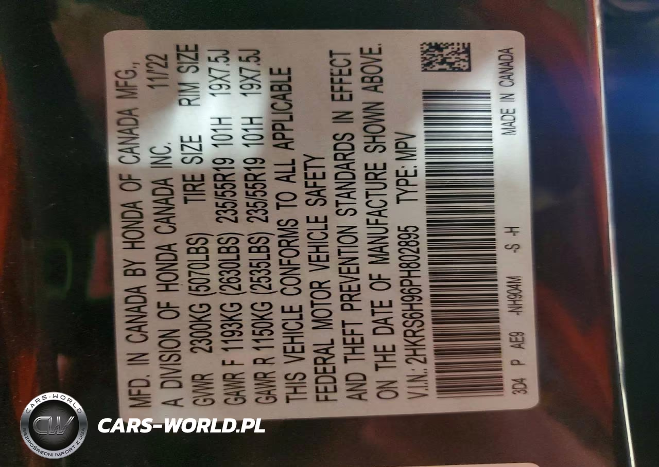 2023 Honda Cr-V Sport Touring VIN:2HKRS6H96PH802895 - 12