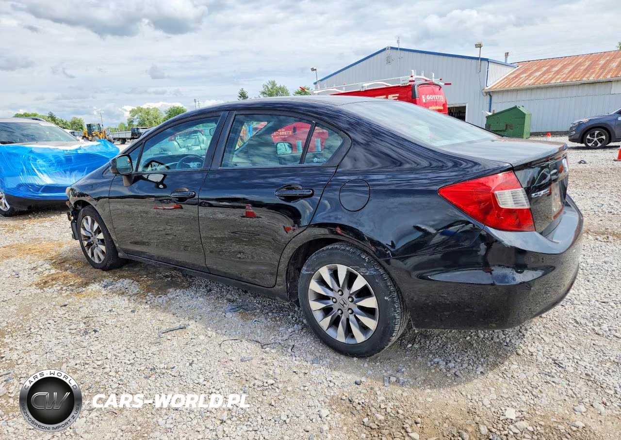 2012 Hond Civic VIN:19XFB2F56CE070892 - 2