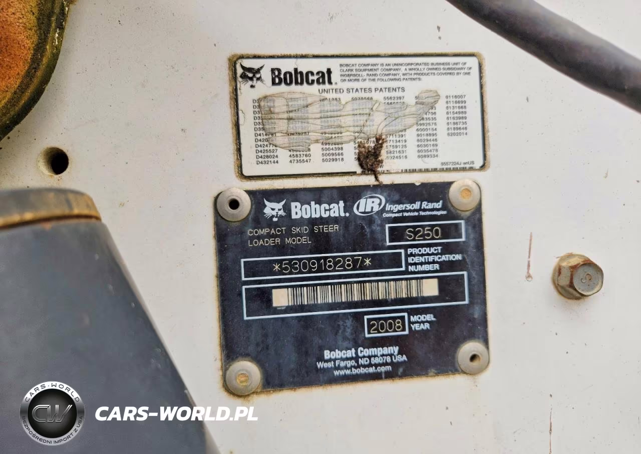 2008 Bobcat S250 - Skid Steer Loader VIN:530918287 - 10
