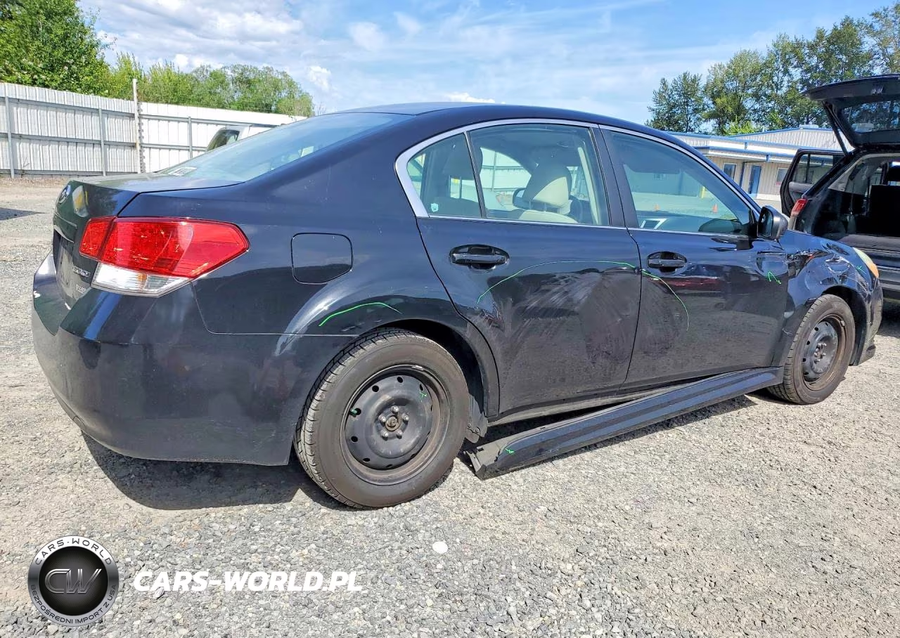 2010 Subaru Legacy 2.5I VIN:4S3BMBA69A3236528 - 3