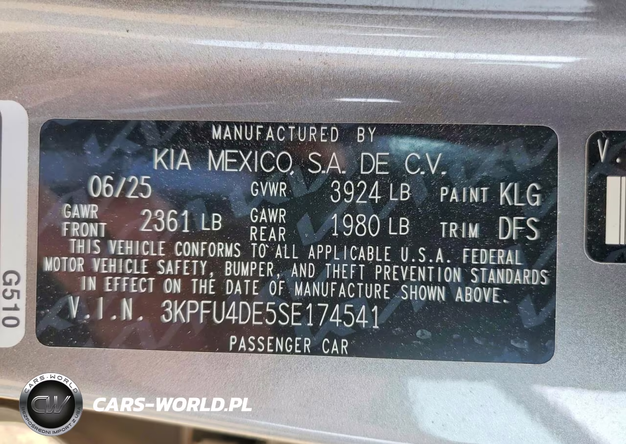 2025 Kia K4 Ex VIN:3KPFU4DE5SE174541 - 12