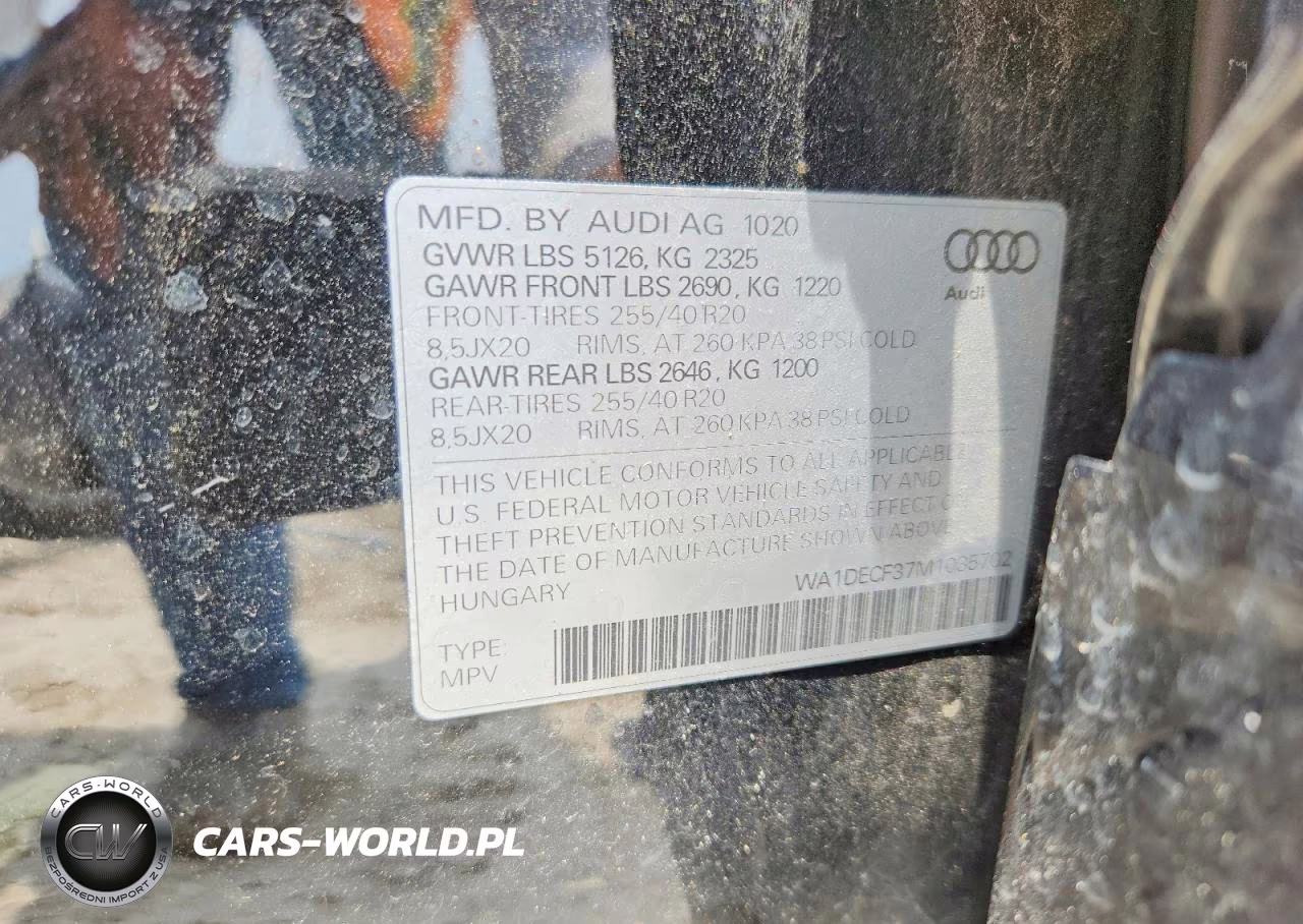 2021 Audi Q3 40 Premium Plus Q VIN:WA1DECF37M1035702 - 13