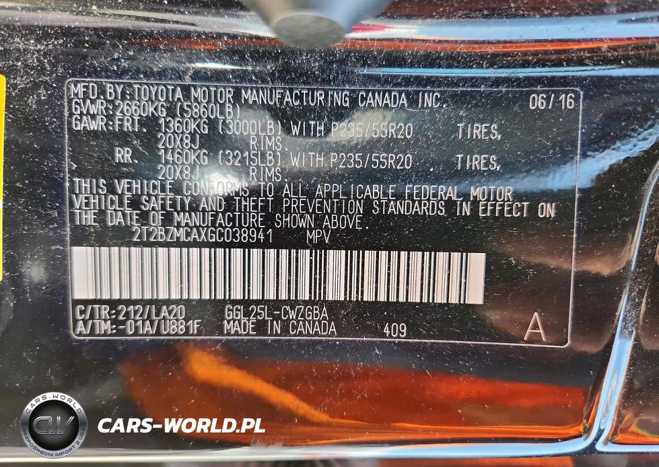 2016 Lexus Rx 350 Base VIN:2T2BZMCAXGC038941 - 13