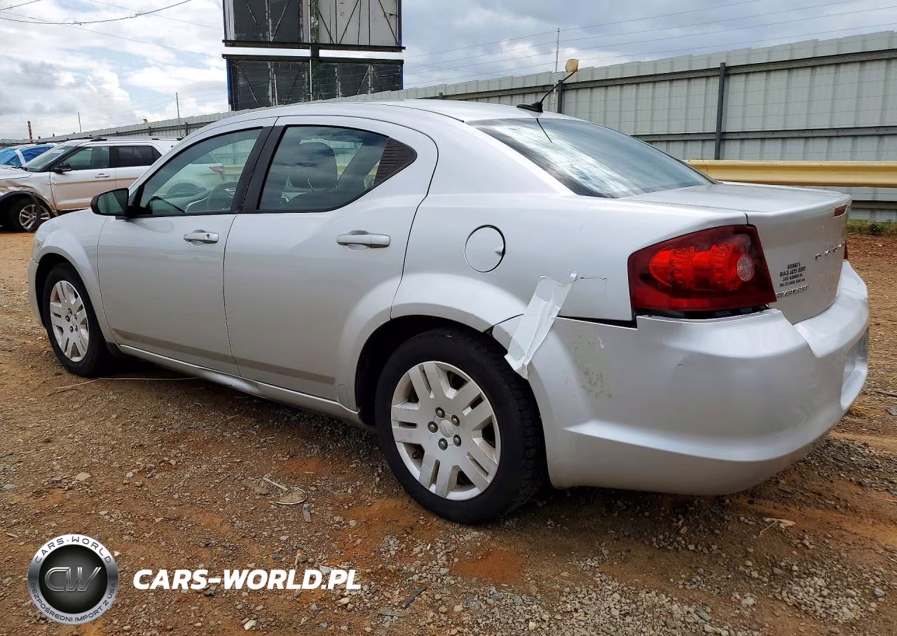 2012 DODGE AVENGER SE VIN:1C3CDZAB3CN102507 - 2