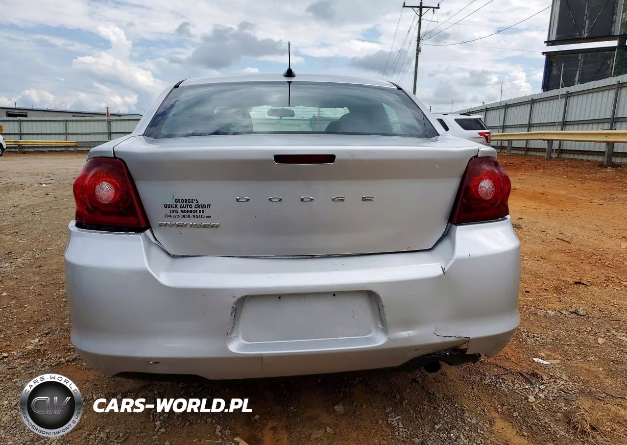 2012 DODGE AVENGER SE VIN:1C3CDZAB3CN102507 - 6