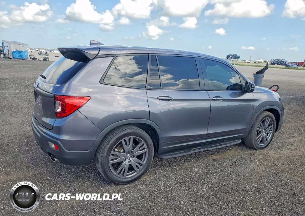 2021 Honda Passport Exl VIN:5FNYF7H57MB006010 - 3
