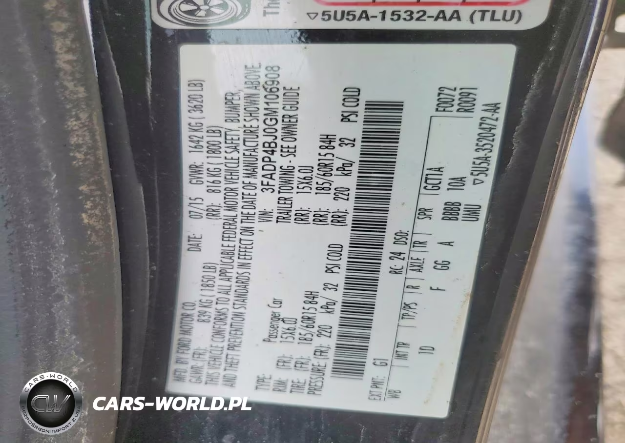2016 Ford Fiesta Se VIN:3FADP4BJ0GM106908 - 12